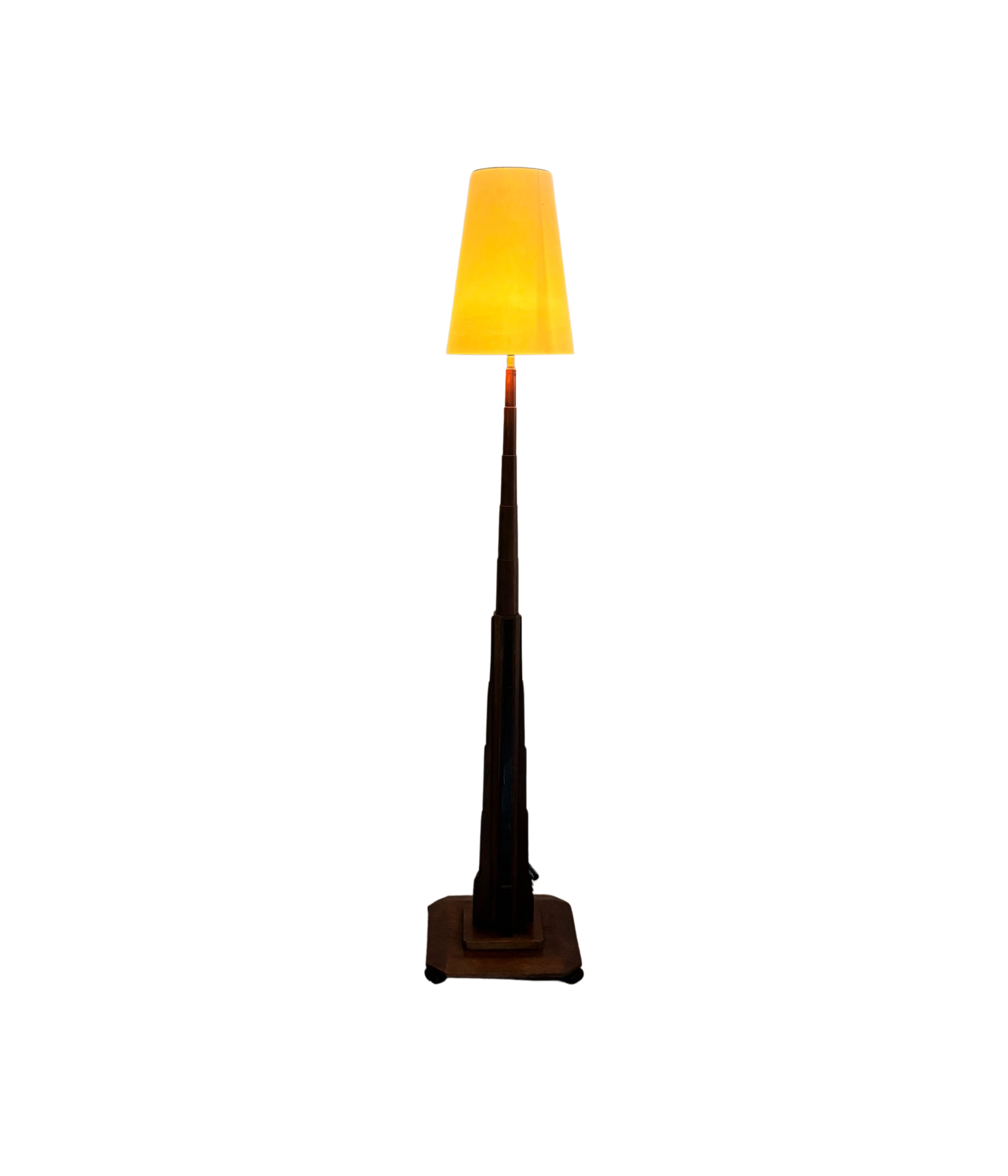 Amsterdam_School_Art_Deco_Sculptural_Oak_Floor_Lamp,_Netherlands,_1930s
