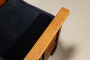 Dutch_Amsterdam_School_Oak_Lounge_Chair_with_Velvet_Upholstery