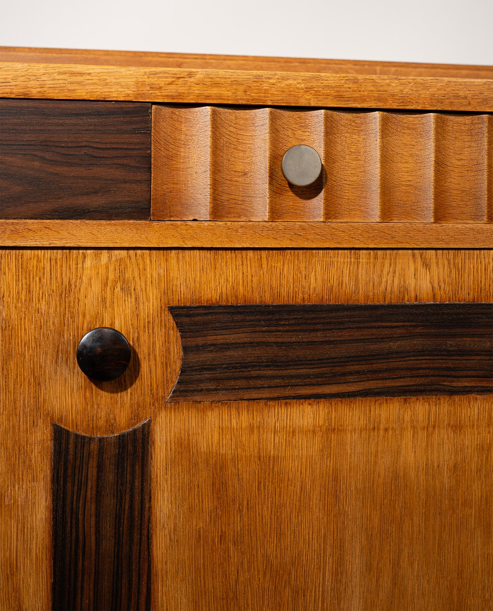 Amsterdam_School_Oak_Sideboard_with_Coromandel_Inlays,_1920-1930
