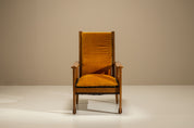 Amsterdam_School_Oak_Reclining_Armchair_with_Ochre_Upholstery