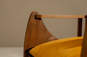 Amsterdam_School_Oak_Reclining_Armchair_with_Ochre_Upholstery