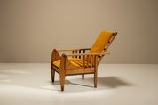 Amsterdam_School_Oak_Reclining_Armchair_with_Ochre_Upholstery