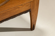 Amsterdam_School_Oak_Reclining_Armchair_with_Ochre_Upholstery