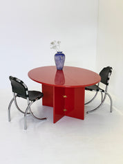 Kazuhide_Takahama_Antella_Red_Extendable_Table_for_Cassina