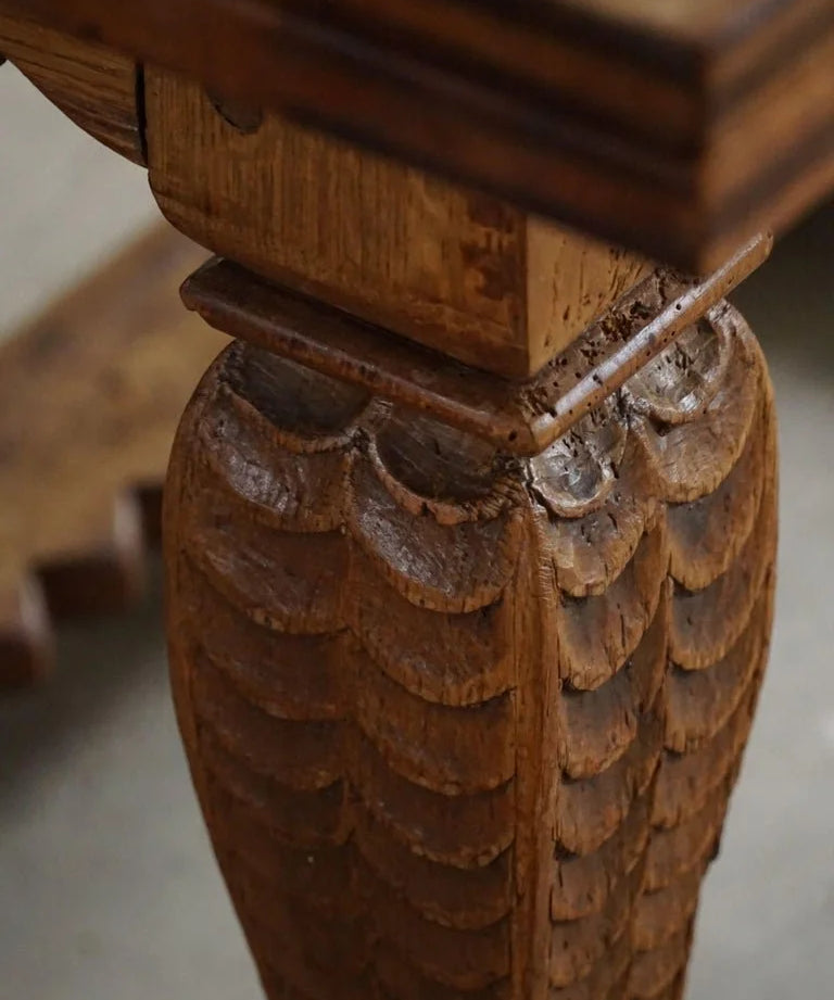 _Desk_Table_in_Oak,_Danish_Cabinetmaker,_19th_Century