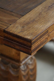 Antique_Baroque_Dining_/_Desk_Table_in_Oak,_Danish_Cabinetmaker,_19th_Century