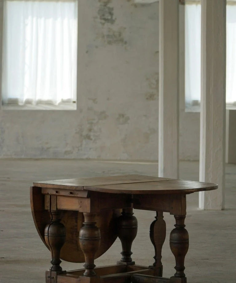 Antique_Baroque_Drop-Leaf_Table_in_Oak,_Danish_Cabinetmaker,_19th_Century