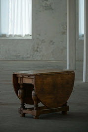 Antique_Baroque_Drop-Leaf_Table_in_Oak,_Danish_Cabinetmaker,_19th_Century