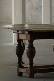 Antique_Baroque_Drop-Leaf_Table_in_Oak,_Danish_Cabinetmaker,_19th_Century