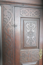 Antique_French_Carved_Oak_Farmhouse_Wardrobe,_Circa_1780