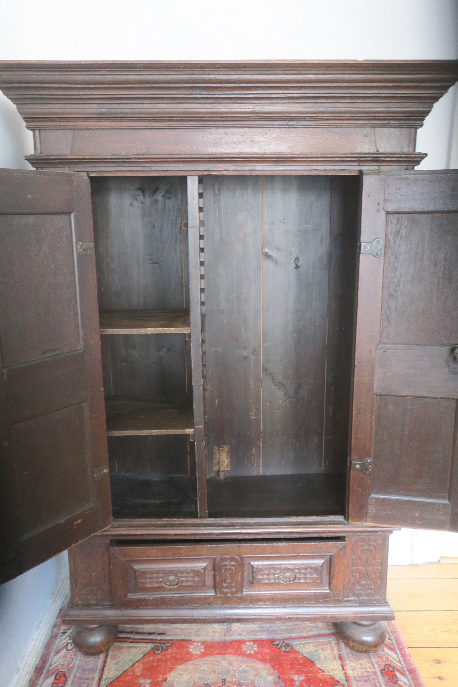 Antique_French_Carved_Oak_Farmhouse_Wardrobe,_Circa_1780