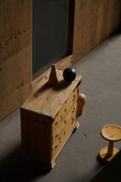Antique_Danish_Pine_Chest_of_Drawers_with_Brass_Handles,_Scandinavian,_19th_Century