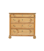 Antique_Danish_Pine_Chest_of_Drawers_with_Brass_Handles,_Scandinavian,_19th_Century