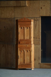 Antique_Danish_Pine_Corner_Cabinet,_Two_Part_Scandinavian_Country_Cupboard,_18th_Century
