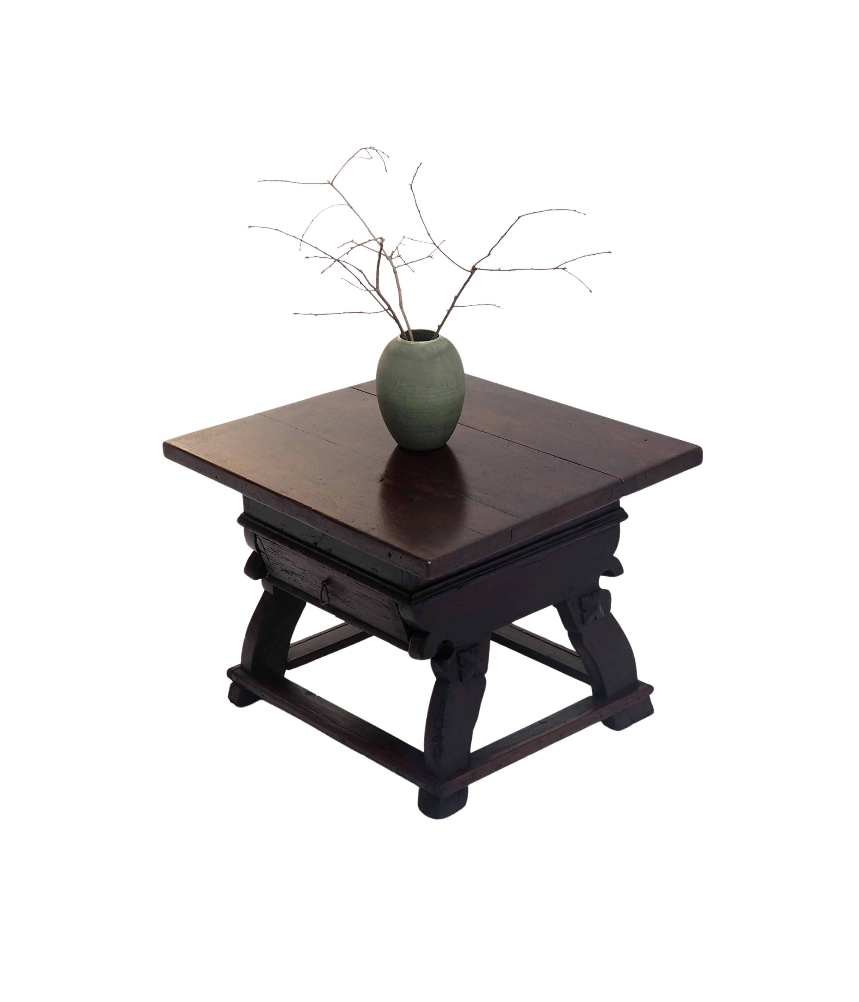 Antique_European_Banker's_or_Rent_Table_with_Sliding_Top_and_Hidden_Storage,_Possibly_Walnut,_18th_Century