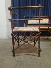 Set_of_Antique_Faux_Bamboo_Parlor_Armchair,_,_taburet,_coffee_table_and_bench_By_Maison_Staněk_Prague_from_1910