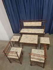 Set_of_Antique_Faux_Bamboo_Parlor_Armchair,_,_taburet,_coffee_table_and_bench_By_Maison_Staněk_Prague_from_1910