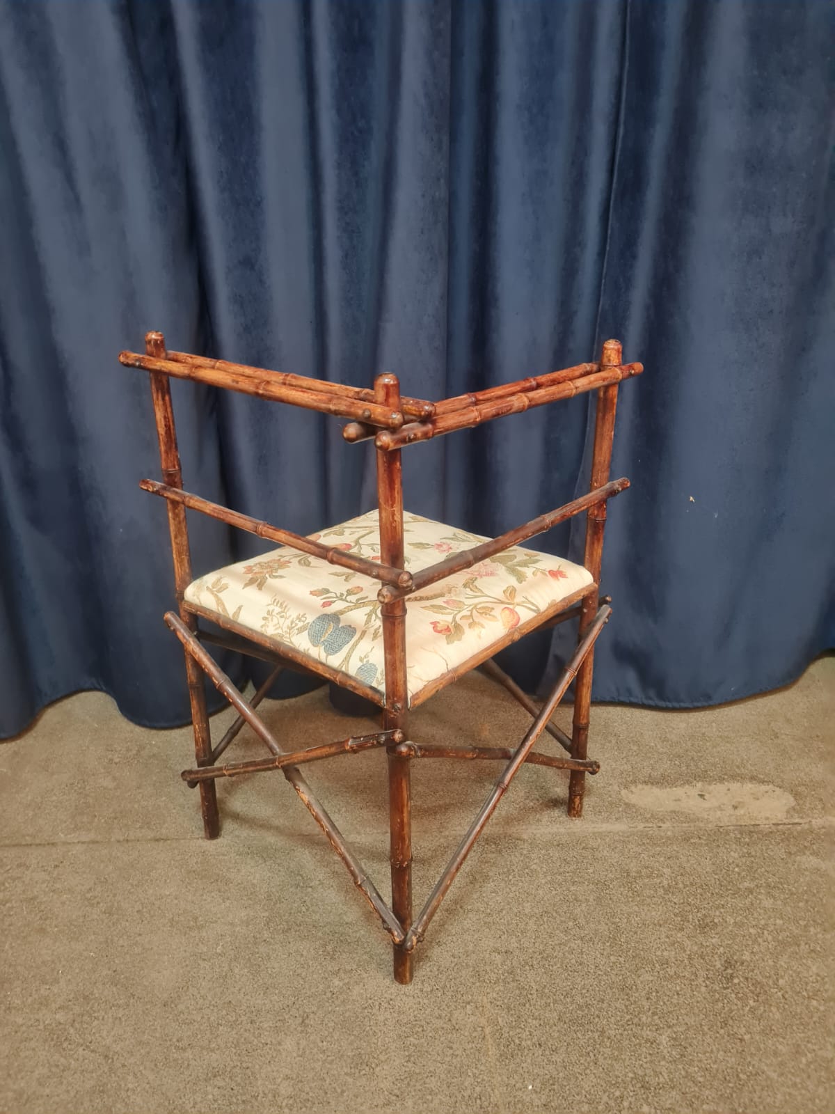 Set_of_Antique_Faux_Bamboo_Parlor_Armchair,_,_taburet,_coffee_table_and_bench_By_Maison_Staněk_Prague_from_1910