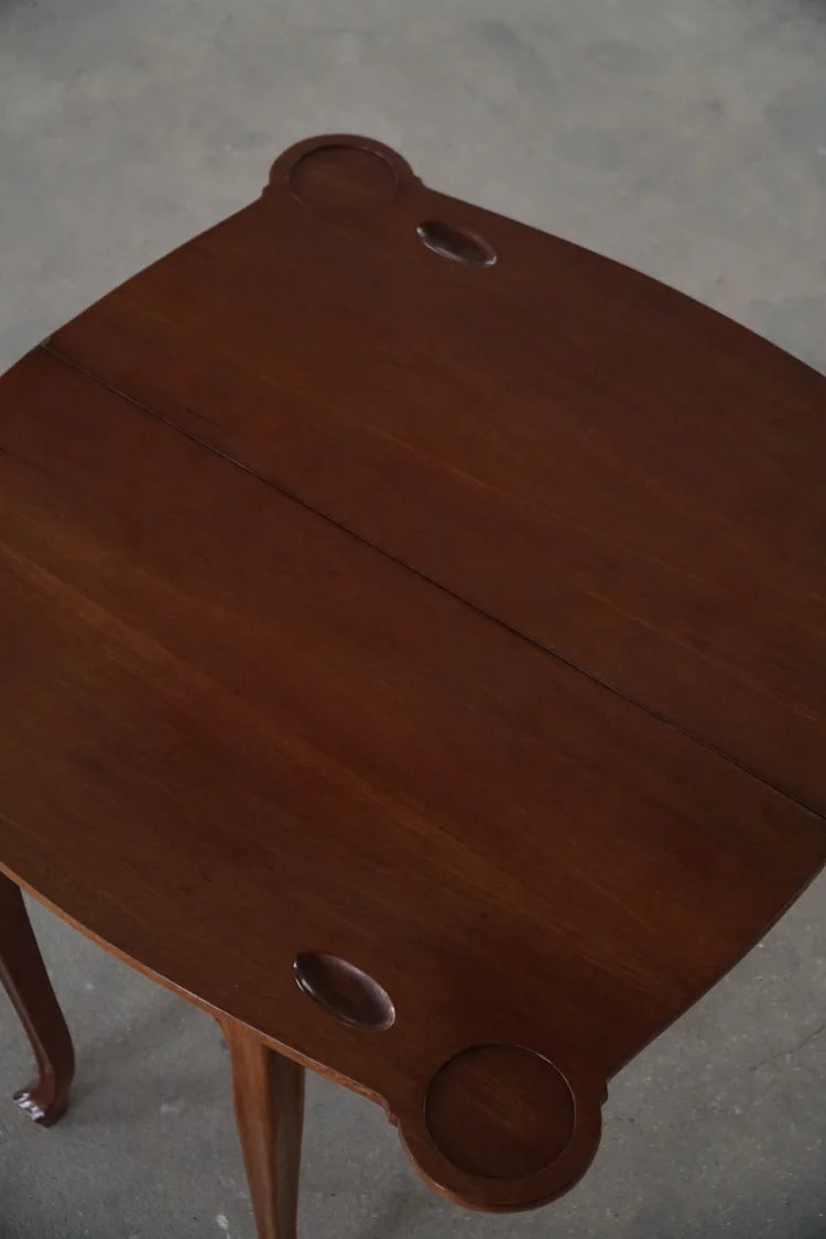 Antique_Mahogany_Game_Table_with_Fold_Over_Top,_England_19th_Century