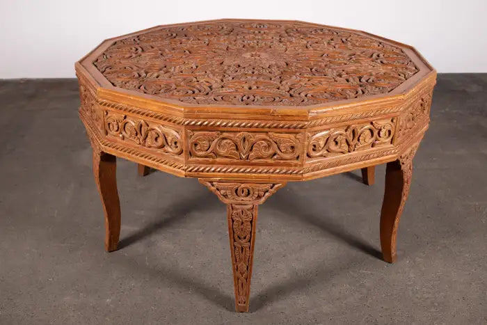 Antique_Moroccan_Center_Table,_Hand-Carved_Atlas_Cedar_Wood