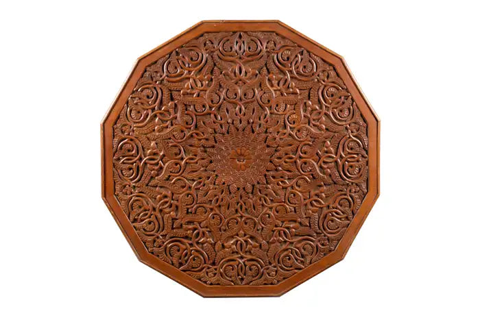 Antique_Moroccan_Center_Table,_Hand-Carved_Atlas_Cedar_Wood