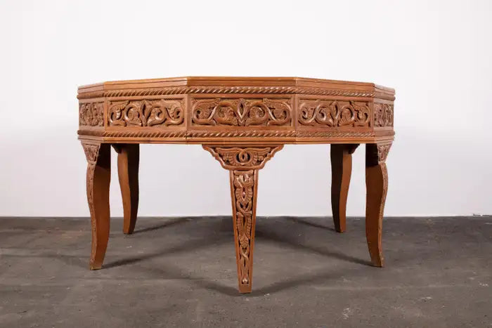 Antique_Moroccan_Center_Table,_Hand-Carved_Atlas_Cedar_Wood