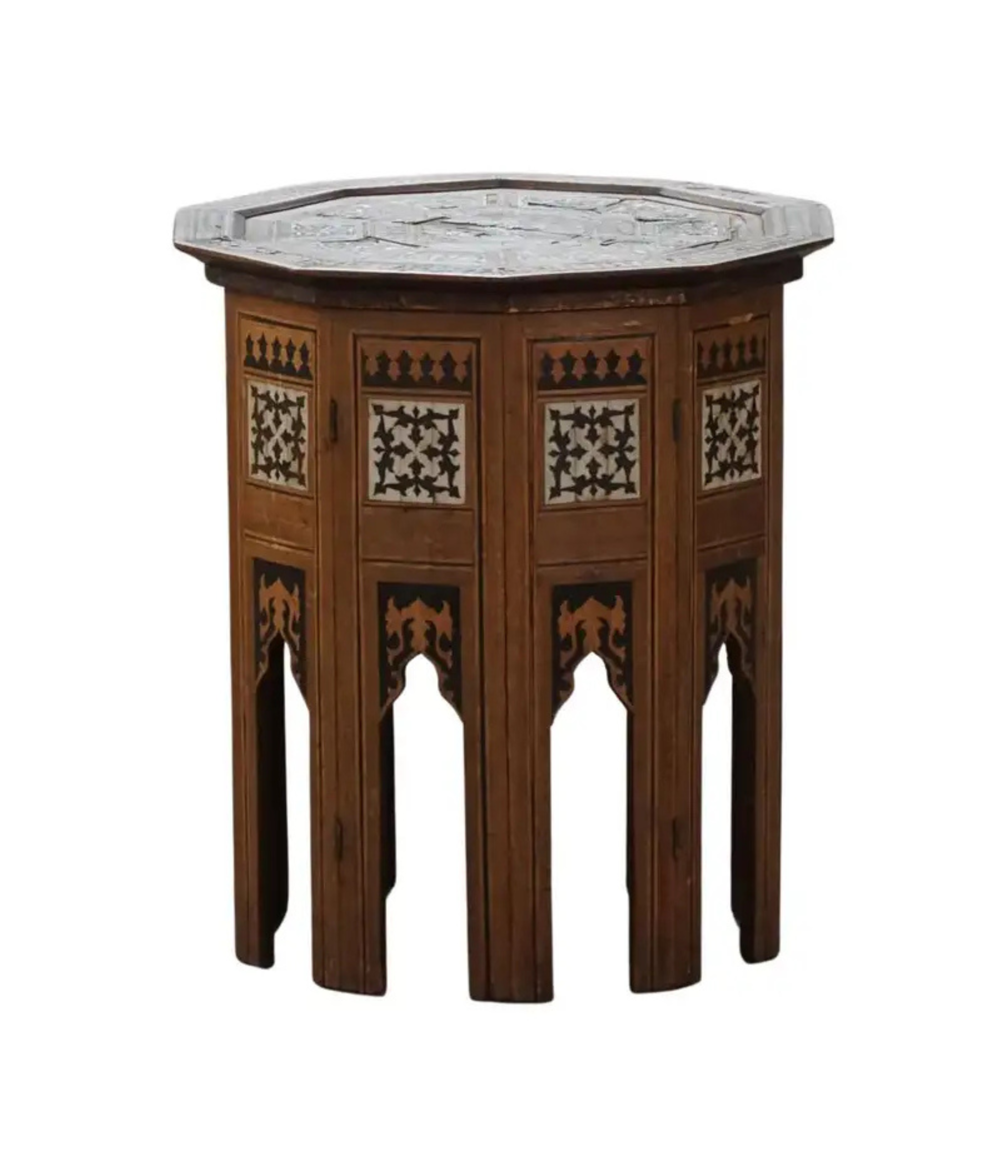 Antique_Octagon_Shaped_Side_Table_in_Oak_&_Mother-of-Pearl_Inlay,_Ottoman_Empire