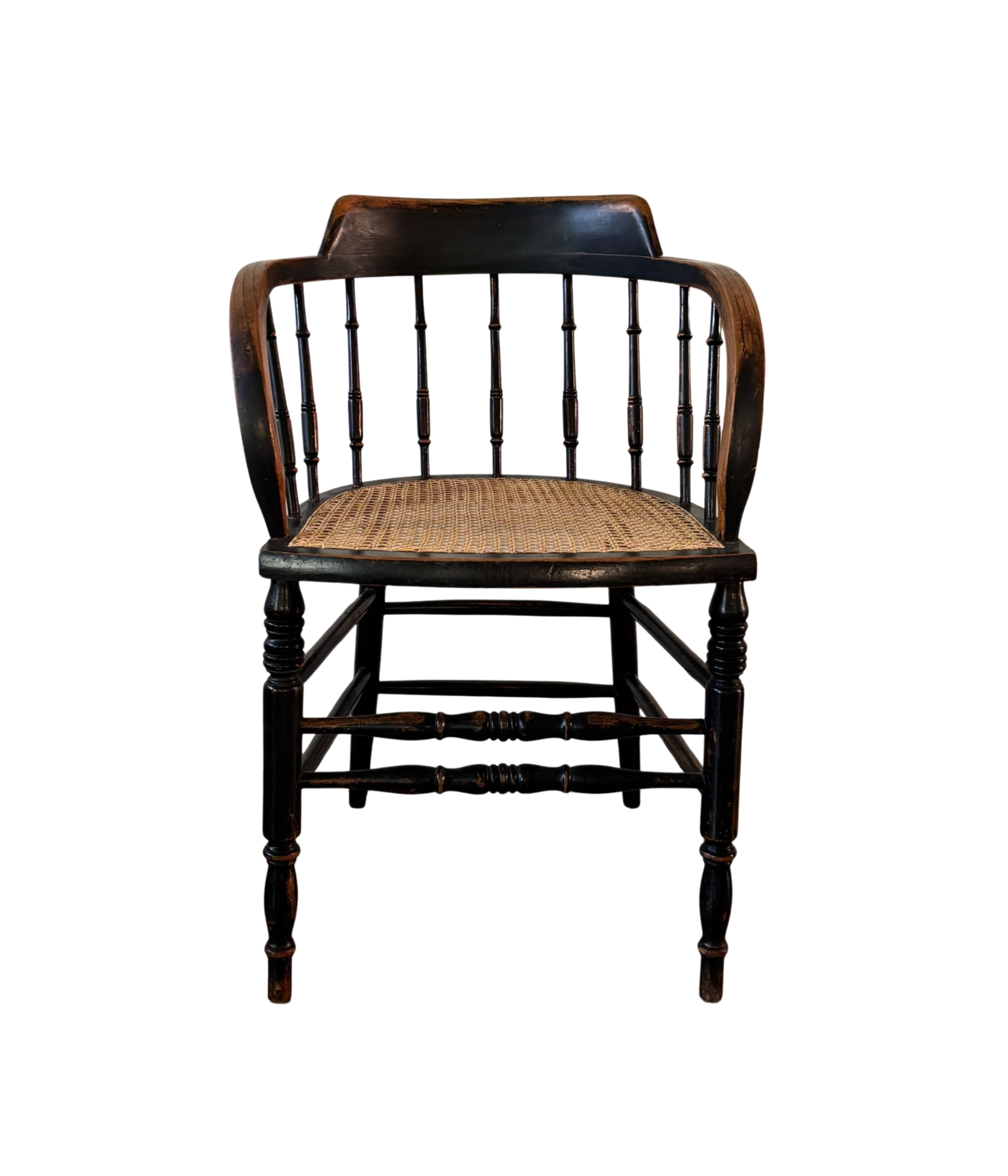 Antique_Organic_Black_Stained_Wood_Armchair_with_Cane_Seat,_circa_1880