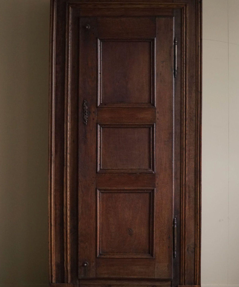 Antique_Tall_Oak_Cabinet,_Made_by_a_French_Cabinetmaker,_Late_19th_Century