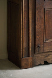 Antique_Tall_Oak_Cabinet,_Made_by_a_French_Cabinetmaker,_Late_19th_Century
