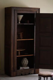 Antique_Tall_Oak_Cabinet,_Made_by_a_French_Cabinetmaker,_Late_19th_Century