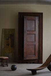 Antique_Tall_Oak_Cabinet,_Made_by_a_French_Cabinetmaker,_Late_19th_Century