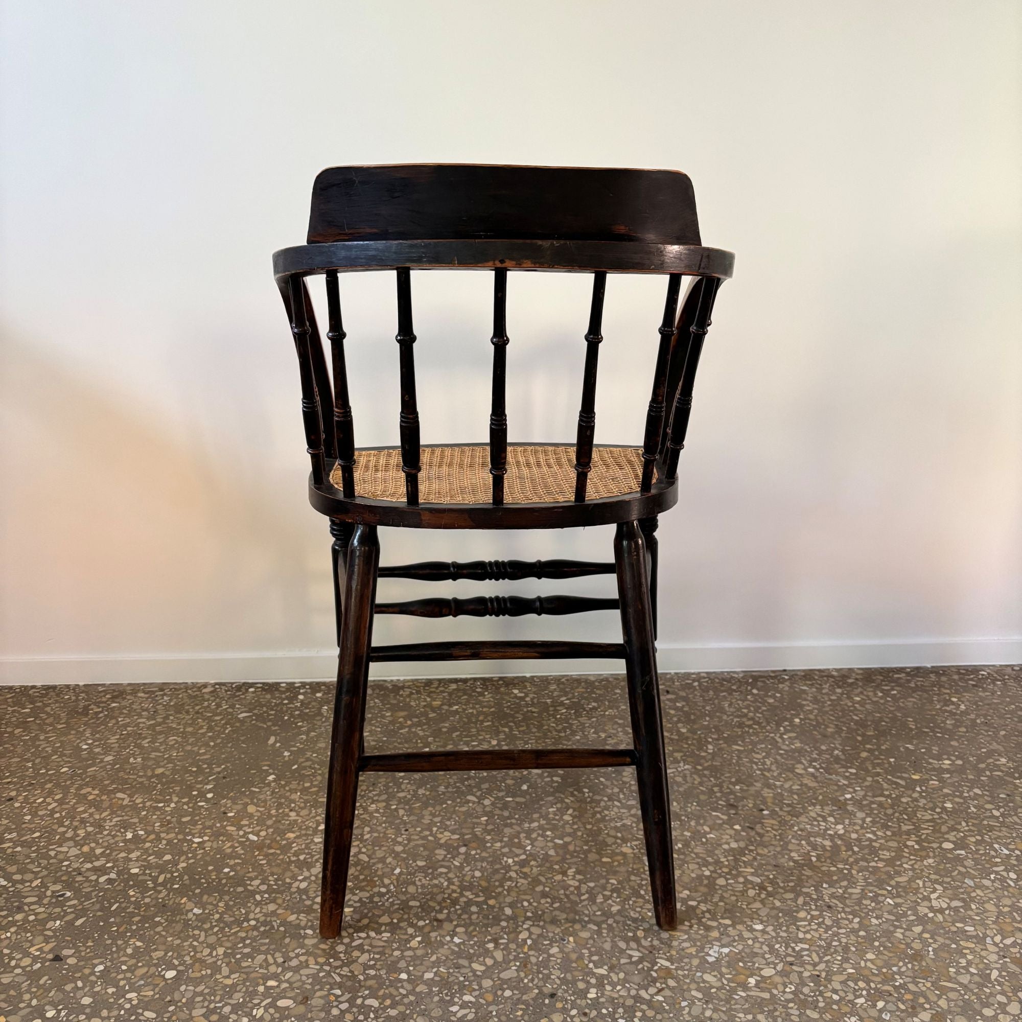 Antique_Organic_Black_Stained_Wood_Armchair_with_Cane_Seat,_circa_1880