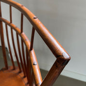 Windsor_Style_Chair_Slatted_Back_Wood_1920s_USA
