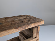Antique_Wood_Stool,_Wabi_Sabi_Style,_Old_Artisan_Craftsmanship
