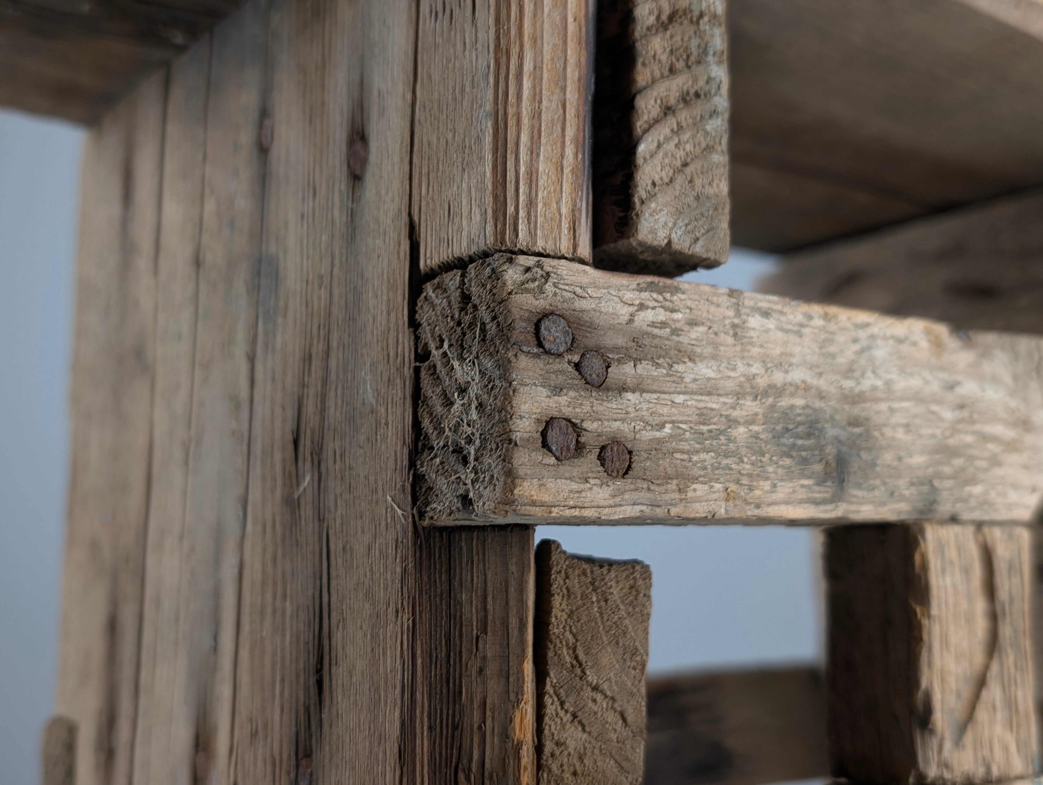 Antique_Wood_Stool,_Wabi_Sabi_Style,_Old_Artisan_Craftsmanship