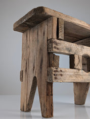 Antique_Wood_Stool,_Wabi_Sabi_Style,_Old_Artisan_Craftsmanship