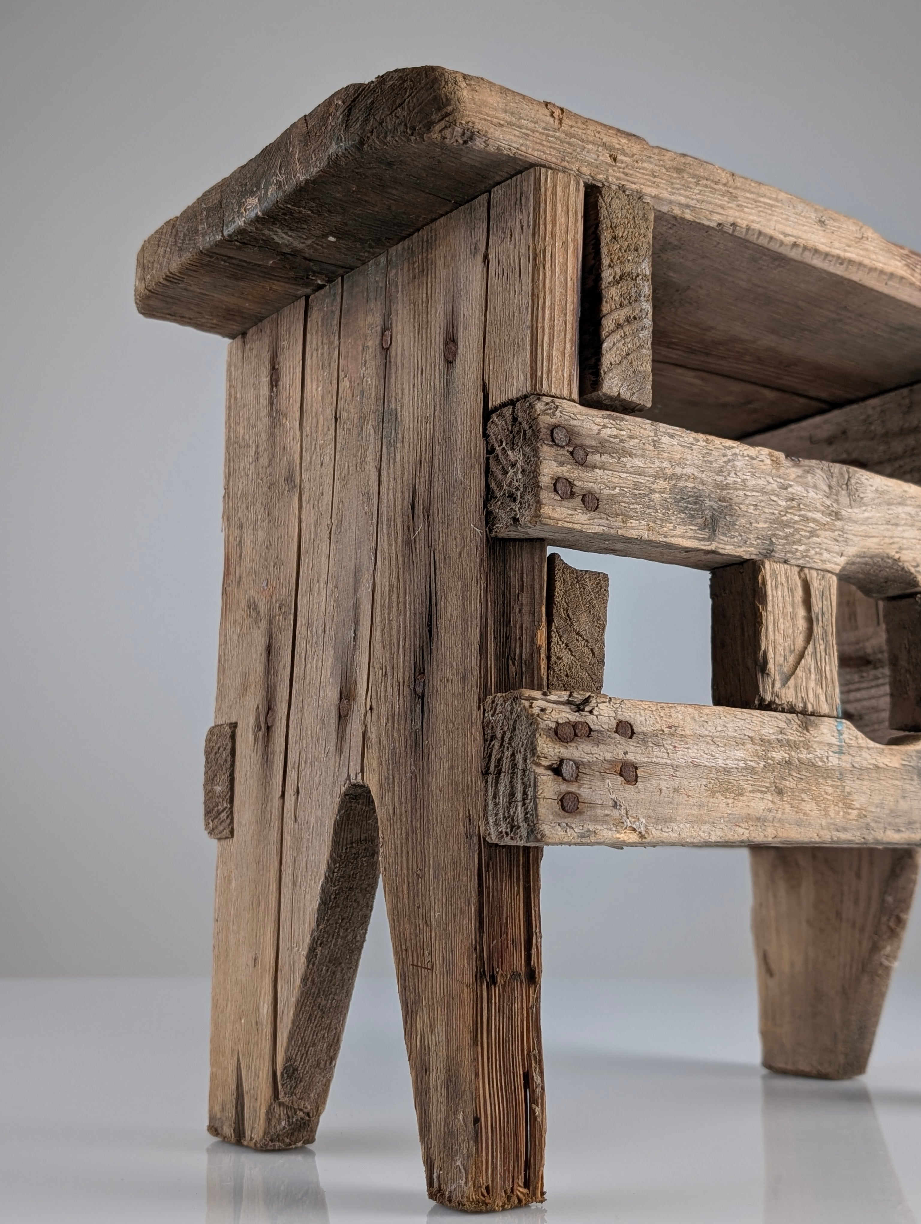Antique_Wood_Stool,_Wabi_Sabi_Style,_Old_Artisan_Craftsmanship
