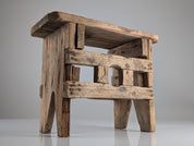 Antique_Wood_Stool,_Wabi_Sabi_Style,_Old_Artisan_Craftsmanship