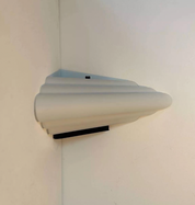 Vetri_Italian_Opaline_Murano_Glass_Corner_Wall_Sconce,_1970s
