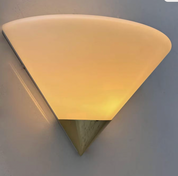 German_Opaline_and_Solid_Brass_Wall_Light,_1980s