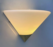 German_Opaline_and_Solid_Brass_Wall_Light,_1980s