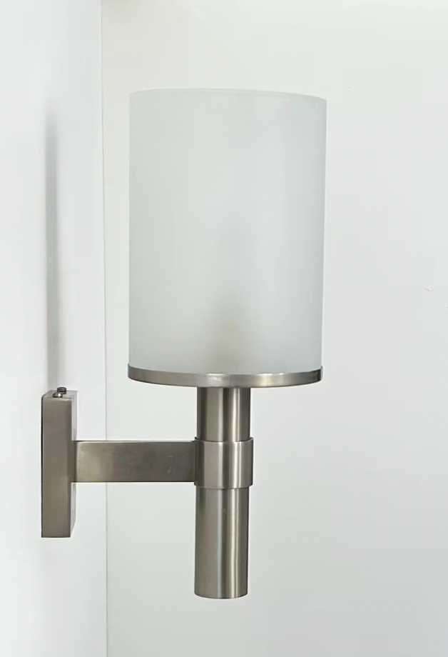 Perzel_Wall_Sconce_in_Metal_and_Opaline_Glass,_French_Modernist_Wall_Light,_1960s