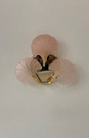 Brass_and_Amber_Shell_Glass_Wall_Light,_France,_1970s