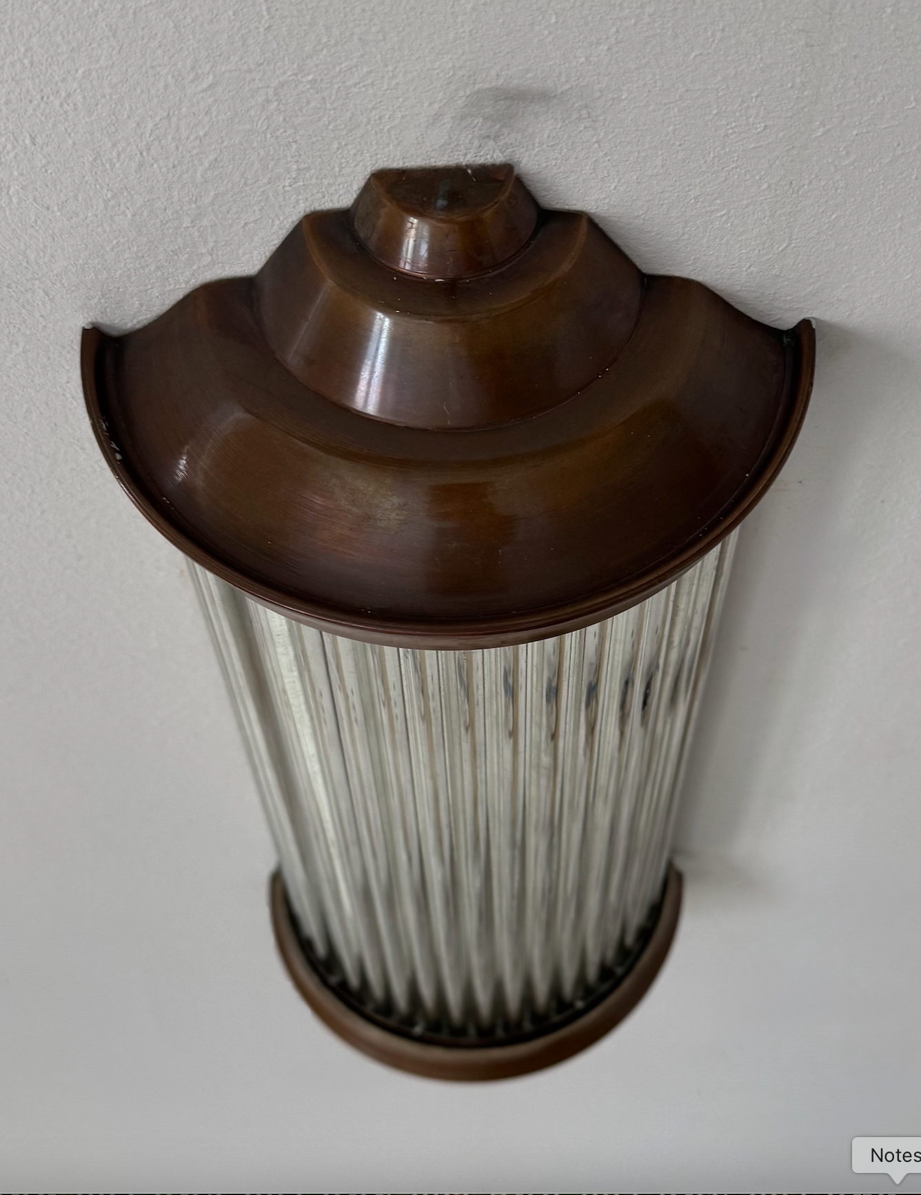 French_Modernist_Copper_and_Glass_Rod_Wall_Light,_1940s