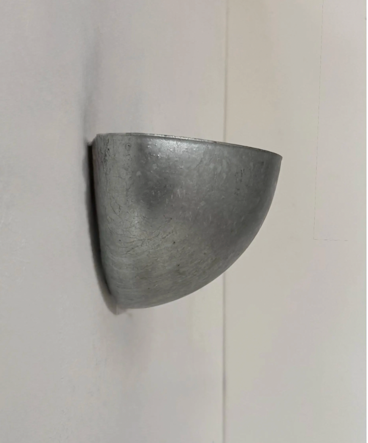French_Patinated_Steel_Half_Moon_Wall_Sconce,_1970s