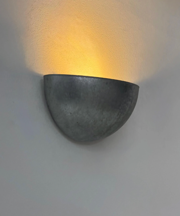 French_Patinated_Steel_Half_Moon_Wall_Sconce,_1970s