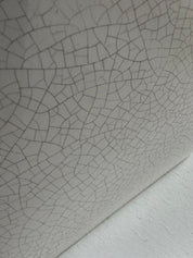 French_White_Craquelé_Porcelain_Wall_Sconce,_Indirect_Mid_Century_Wall_Light,_1970s