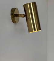 French_Adjustable_Brass_Wall_Sconce,_1950s
