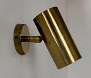 French_Adjustable_Brass_Wall_Sconce,_1950s